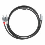 Vention AUDIO CONVERTER USB-C to 2RCA Male Cable 1.0m BIKHF - Image 3