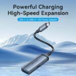 Vention Converter USB-C M to USB-A F & 100W PD CCBHB - Image 3