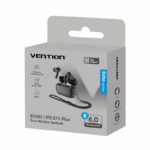 Vention Earphones BT TWS InEar ECHO LITE E11 Plus Black NBVB0-Plus - Image 3
