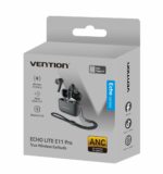 Vention Earphones BT TWS InEar ANC +Wireless Charging ECHO LITE E11 Pro Black NBVB0-Pro - Image 3