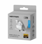 Vention Earphones BT TWS InEar ANC +Wireless Charging ECHO LITE E11 Pro White NBVW0-Pro - Image 3