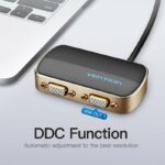 Vention VGA Splitter 2-Port with Power & VGA Cable 1.0m DBABF - Image 6