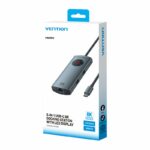 Vention HUB USB-C 3.2 Gen1/8K-HDMI/Gb/PD + LED Display & Switch TQZHB - Image 4