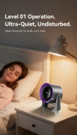Vention Air Circulation Fan Desktop with Display & Wall Mount PBIH0 - Image 4