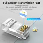 Vention NETWORK Connectors CAT6A UTP Modular Plug IDGR0-10 (10 Pack) - Image 3
