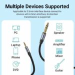Vention AUDIO 3.5mm to 6.3mm M-M TRS Cable Braided Alum 5.0m BAUHJ - Image 3