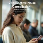 Vention Earphones BT TWS InEar ANC +Wireless Charging ECHO LITE E11 Pro Black NBVB0-Pro - Image 5