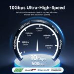 Vention NETWORK Cable CAT6A SFTP Anti-Vibration Industrial Flexible 0.5m IBYGD - Image 5