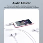 Vention AUDIO CONVERTER 3.5mm Male to 2×3.5mm Female Adaptor BDAW0 - Image 3