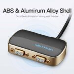 Vention VGA Splitter 2-Port with Power & VGA Cable 1.0m DBABF - Image 3
