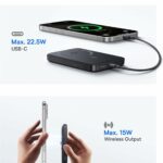 Baseus Powerbank Wireless 22.5W 10000mAh Qi2 EnerFill FM12 Black