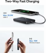 Baseus Powerbank Wireless 22.5W 10000mAh Qi2 EnerFill FM12 Black