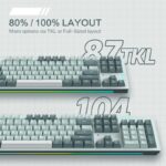 Thunderobot K104 Gaming Mechanical Keyboard Red Switch - Image 3