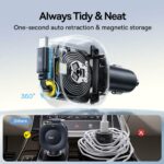 Baseus Car Charger 30W VR2 with Retractable Cable Black - Image 4