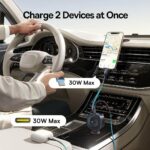Baseus Car Charger 30W VR2 with Retractable Cable Black - Image 5