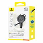 Baseus Car Charger 30W VR2 with Retractable Cable Black - Image 6