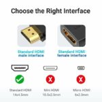 Vention HDMI Adaptor Male to Female 270 Degree Vertical Flat AIQB0 - Image 7