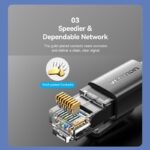 Vention NETWORK Cable CAT6 UTP 5.0m Black IBRBJ - Image 6