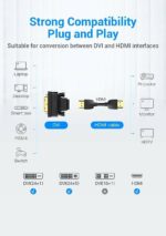 Vention HDMI Female to DVI 24+1 Male Adaptor (Dual Direction) ECDB0 - Image 7