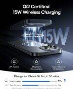 Baseus Powerbank Wireless 22.5W 10000mAh Qi2 EnerFill FM12 Black - Image 2
