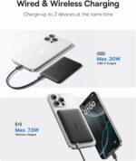 Baseus Powerbank Wireless 20W 5000mAh Magnetic PicoGo AM41 Ultra Black - Image 3