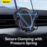 Baseus Car Holder Dash/Wind Gravity Telescopic Suction UltraControl Pro Series Black - Image 5