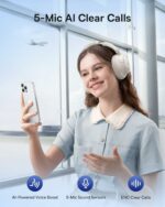 Baseus Headphones Over Ear ANC Bass BH1 NC White - Image 3