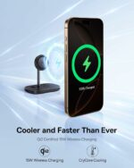 Baseus Charger Desktop Wireless 3in1 EnerFill FS41 TEC Cooling (45W Adapter EU + 1m C to C Data Cable Black Included) - Image 5