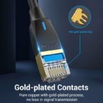 Vention NETWORK Cable CAT8 SFTP Slim 0.5m Black IKIBD - Image 7