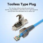 Vention NETWORK Connectors CAT6A FTP Toolless Plug with Boot IDIH0 (1pc) - Image 7