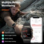 Kospet TANK M3 ULTRA Rugged Smartwatch GPS Silicone Black - Image 6