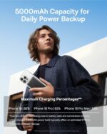 Baseus Powerbank Wireless 20W 5000mAh Magnetic PicoGo AM41 Ultra Black - Image 7