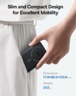 Baseus Powerbank Wireless 22.5W 10000mAh Qi2 EnerFill FM12 Black - Image 5