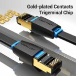 Vention NETWORK Cable CAT8 SFTP Flat 2.0m Black IKCBH - Image 7