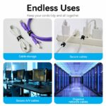 Vention Cable Organiser Hook & Loop Cable Tie 180mm 10 Pcs KAOB0-10 - Image 6