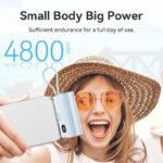 Vention Powerbank 4800mAh 22.5W Foldable Lightning White FHRW0 - Image 7