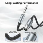 Vention AUDIO 6.3mm to XLR M-F Cable Braided-Metal 1.0m BKGHJ - Image 6