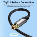Vention AUDIO Optical Cable Aluminum 15.0m Grey BAVHN - Image 2