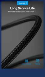 Vention NETWORK Cable CAT8 SFTP Braided 2.0m Black IKGBH - Image 6