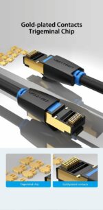 Vention NETWORK Cable CAT8 SFTP 10.0m Black IKABL - Image 7