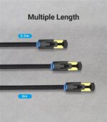 Vention NETWORK Cable CAT8 SFTP Braided 3.0m Black IKGBI - Image 4