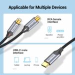 Vention AUDIO CONVERTER USB-C to 2RCA Female Cable 0.5m BGVHD - Image 2