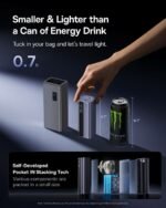 Baseus Powerbank 100W 10000mAh EnerGeek GR11 with Retractable Cable Grey - Image 3
