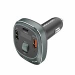 Vention Car FM Transmitter & Charger 3xUSB 30W/18W/5W FFLB0 - Image 2
