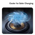 Baseus Charger Desktop Wireless 20W Qi2 Orbit 2 Pro Air-Cooled Grey - Image 7