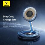 Baseus Charger Desktop Wireless 15W Qi2 Incl Cable+20W Charger ENERFILL FF11 - Image 3