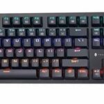 Thunderobot K104 Wired Mechanical Keyboard Blue switch Black