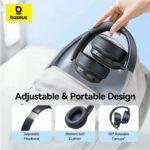 Baseus Headphones Over Ear Bass BH1 Lite White - Image 4