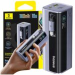Baseus Powerbank 100W 10000mAh EnerGeek GR11 with Retractable Cable Grey - Image 7