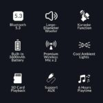 SonicGear Portable Karaoke Kids Speaker BT/Wireless Dual Mics iOX K800 White - Image 7